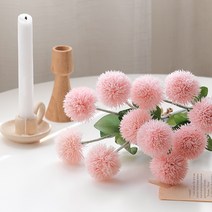 NEW 퐁퐁국화 6송이 플라워묶음 (2color), 소프트핑크