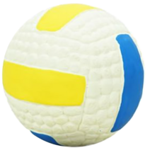 제이와이 사운드볼 삑삑이 대형견장난감 강아지운동기구 라텍스, 1개, 배구공(소)