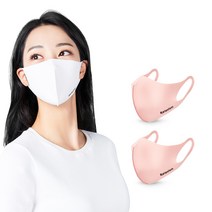 릴렉시즘 항균 쿨마스크 2개, L, 핑크 2개, 1개
