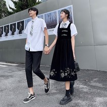2022 새로운 대학 스타일의 클래스 옷 커플 여름 옷 레트로 클래스 옷 정장 학생 정장 교복 사진 졸업