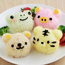 삼각김밥틀 사각김밥틀 밥틀 어린이주먹밥 세트, 단일