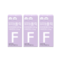 쁘띠앤 폴릭 (3개월) 임산부 엽산 비타민B12 임신 준비 엽산, 320mg x 30캡슐 x 3ea (28.8g), 1개