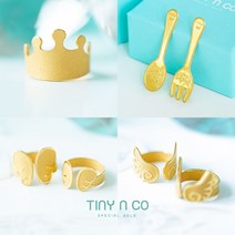[타이니앤코] 순금 24K 돌반지 백일반지 돌금수저 골드바 1g/1.875g/3.75g