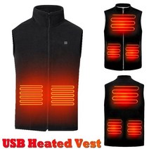 열선조끼 남성 자켓 가열 겨울 여성 따뜻한 조끼 전기 열 조끼 물고기 하이킹 야외 캠핑 적외선 usb 가열 조끼 자켓