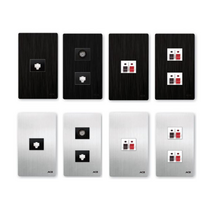 ACE CATV 모듈 인터넷 스피커 4P 8P 실버 블랙 국산 인테리어, 8. CATV 2방+8P+8P