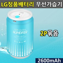 PGM*^몰(묶음상품기획전)LG셀채택 충식 무선가습기 2P 충용 USB 휴대용 미니 책상 캔가 미니형^^췤pgm, a^^옵션없슴