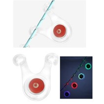 캠핑 로프 걸림방지 LED 스트링 라이트 레드 줄조명 빨래줄조명 넘어짐방지 솔캠, 블루