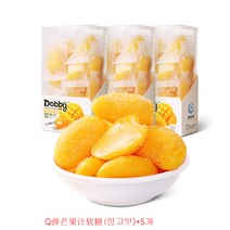 미루시노 DOBBY 망고맛 코코넛맛 복숭아 맛 과일맛 젤리 마시멜로 5개 WDG 381, B모델