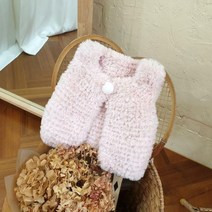 러브컨츄리 세상부드러운 래빗조끼 만들기 뜨개질 DIY 패키지, 16-머스타드보카시, 1개