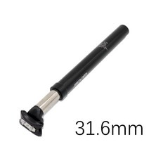 줌 쇼크 업소버 시트 포스트 서스펜션 25.4mm 27.2 28.6 30 30.4 30.9 31.6 33.9 댐핑 MTB 로드 바이크 서스펜션 시트 포스트 CX, 31.6 블랙 B 모드