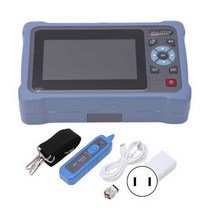 Optical Time Domain Reflectometer 12 in 1 OTDR Fiber Length Breakpoints Tester with 4.3in Touch Scre, 01 US Plug