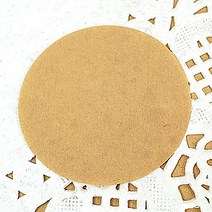 스티커 원형무지 5cm B-130 크라프트지 120개