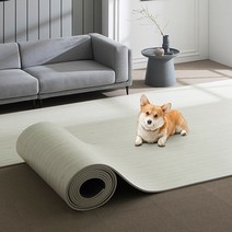 휴팡 15T PVC 셀프 롤매트 강아지매트 미끄럼방지 슬개골보호 애견매트 110cm * 1m, 우드톤 오크