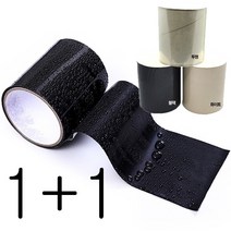 킹마트 1 + 1 초강력 방수테이프 누수 셀프수리 접착테이프 파이프 배관, 화이트