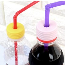 실리콘 페트병뚜껑 2P 음료마개 음료뚜껑 물병뚜껑 실리콘빨대뚜껑 음료캡