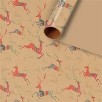 플라스틱 골판지 박스 양면 76x50cm Christmas Wrapping Paper Wedding Green Decoration Gift Wrap Artware Kraft Pa, [09] A4