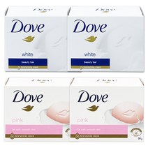 (2개) 도브 화이트/핑크 뷰티 바 클렌징 비누 선택형, 도브 핑크 뷰티바