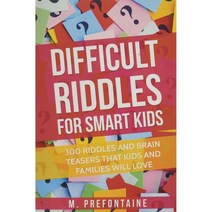 M Prefontaine Difficult Riddles For Smart Kids 프리폰테인 디피컬트 리들스 스마트 키즈 어린이 영어 책
