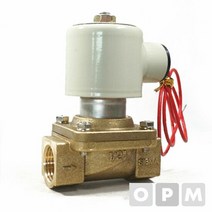 볼밸브 효신 솔레노이드밸브스팀용HPS 10A AC 220V, 색상:[색상]본상품