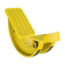 스트레칭보드발들것 로커 발목 스트레치 보드 아킬레스 건염 근육 송아지 휘트니스 마사지 보조, 02 yellow
