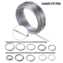 스테인레스 와이어 직경 0.02-3.0mm 길이 1m5m10m 304 스테인레스 스틸 와이어 단일 밝은, 2.5mmx1m