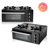 무연무수 2구 가스렌지+그릴 GRA-C2100R 블랙 색상, 상세페이지 참조2, 상세페이지 참조2, LNG