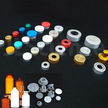 [JLS] 주사약병용 알루미늄캡, 24. 플립오프-흰색 20mm-3ea