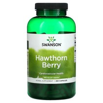 (아이허브) Swanson Swanson Hawthorn Berry 565 mg 250 Capsules 빠른직구