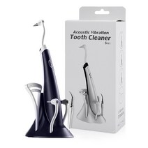 5in 1 고음파 진동 치과 스케일러 치석 제거기 치아 얼룩 도구 의사 미백 건강 위생, Type1 블랙 5 in 1