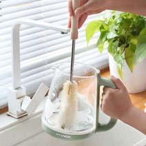 영앤동 물병 컵 커피포트 텀블러 세척 솔 클리너 브러쉬 3종 (A5248ea456), 쿠팡 영앤동 2.지름7x30cm솔