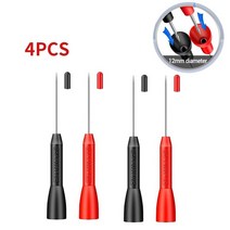 4/6pcs Multimeter Test Probes 10A 600V Insulation Piercing Needle For 2mm Lead Instrument Accessorie, [01] 4pcs