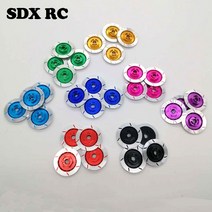 급발진 브레이크 풋 블랙박스 알루미늄 합금 브레이크 디스크 휠 림 박스 금속 육각 어댑터 12mm rc 110 자동차 hsp 플라이 피쉬 버기 트럭 94123 94122 d4, 부르고뉴