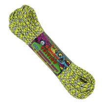 Atwood Rope MFG 550 파라코드 30.5m(100피트) 7가닥 코어 나일론 낙하산 코드 외부 생존 장비 미국산 | 랜야드 팔찌 핸들 랩 키체인 (감염), Infection