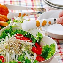 스텐 고양이집게 고양이발 치킨튀김 빵 와플과자 소형미니 집게 샐러드반찬 타나베 얼음 화이트