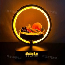 LED쟁반 클럽 홈파티트레이 샴페인 과일 라운지 양주, T