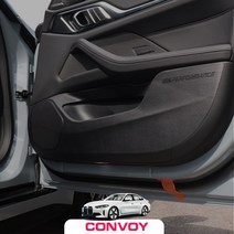 콘보이 가죽 도어커버 BMW 4시리즈 I4 G26 튜닝 용품, 5.가죽범퍼커버, 블랙, BMW I4 (G26)