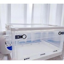 반려동물산소방 강아지산소방 고양이산소방 고순도 예방 발생기 애완 동물 고양이 코 지점 개 기침 원자화 둥지 기침 분무기 산소 흡입기 특수 자체 제작 분무 상자 스크래치 방지 흡입기, 중간흰색투명모델+마스크