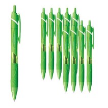 제트스트림 유성볼펜 SXN-150C-05, 라임그린, 10개입