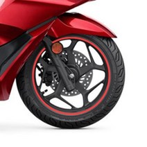 혼다 PCX125 2021-2022 휠포인트 림테이프 데칼 스티커 필름 오토바이 야광 커버 안전, 빨강