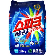 스파크 찬물전용 세탁세제, 10kg, 3개