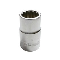 TOKU 도쿠 복스알 (12각) 1/2인치 (8mm~32mm 중 사이즈선택) 1개 임팩소켓, 22mm