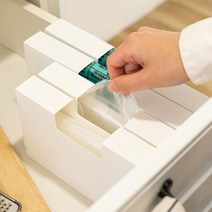 쓰레기봉투 정리 비닐 봉지 보관 케이스, 소 2개입