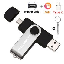 JASTER-고속 USB 플래시 드라이브 OTG 펜 128GB 64GB 스틱 32GB 256GB Pendrive 디스크 안드로이드 스마트, 06 White_01 4GB
