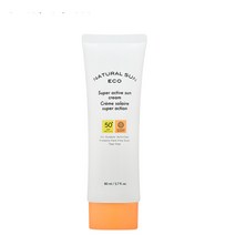 [더페이스샵]내추럴 선 에코 슈퍼 액티브 선크림 80ml (대용량)