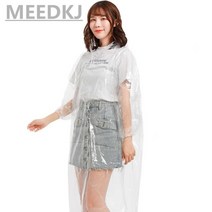 레인코트 우비 판초 라이더 우의 1 pcs 남성용 비옷 두꺼운 방수 성인 투명 캠핑