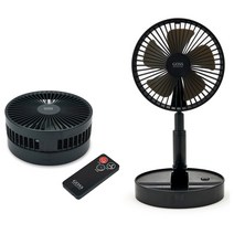고스 접이식 무선충전 리모컨선풍기 18cm GSF-R207B