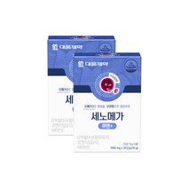 대웅제약 세노메가 오메가3와 코큐텐 큐텐+2박스 2개월분 혈행 혈압 동시케어