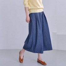 바네사빈 데님 치마바지 와이드 큐롯팬츠 v00191