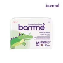 [bamme] 바미 기저귀 밴드형 3단계 중형 6~11kg 1팩(30매), 단품