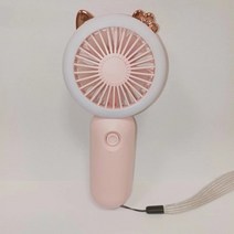 미니 온풍기 캠핑 작은방 욕실 주택용 휴대용 포켓 팬 USB 충전 게으른 데스크탑 미니 기숙사 홈 선물 학생 야외 여행, 01 Pink